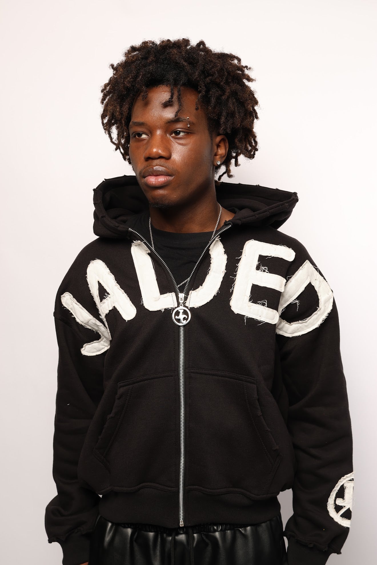 JADED DISTRESSED HOODIE