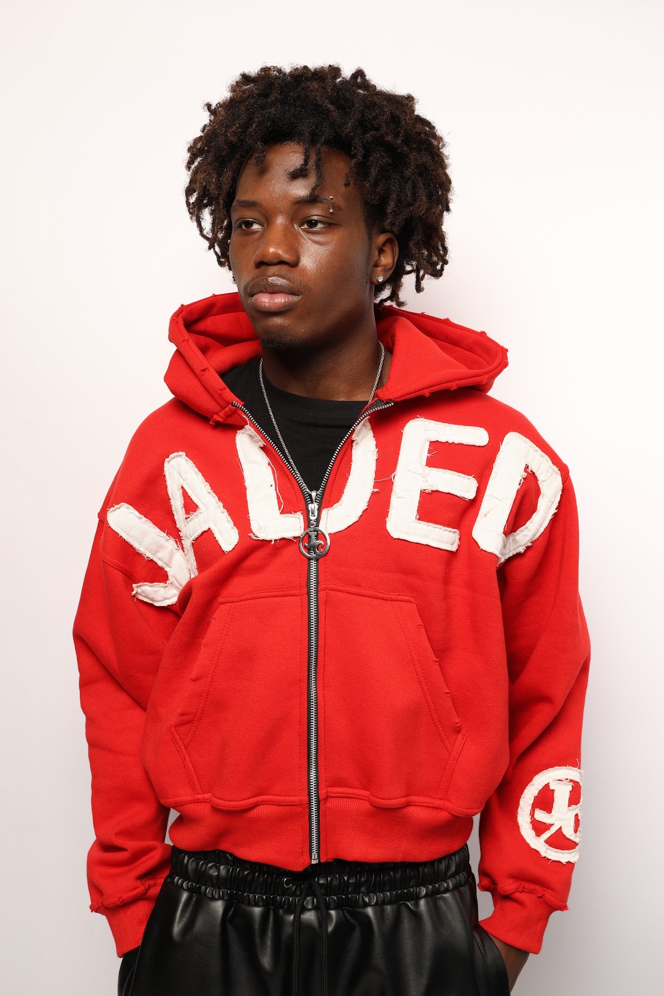 JADED DISTRESSED HOODIE