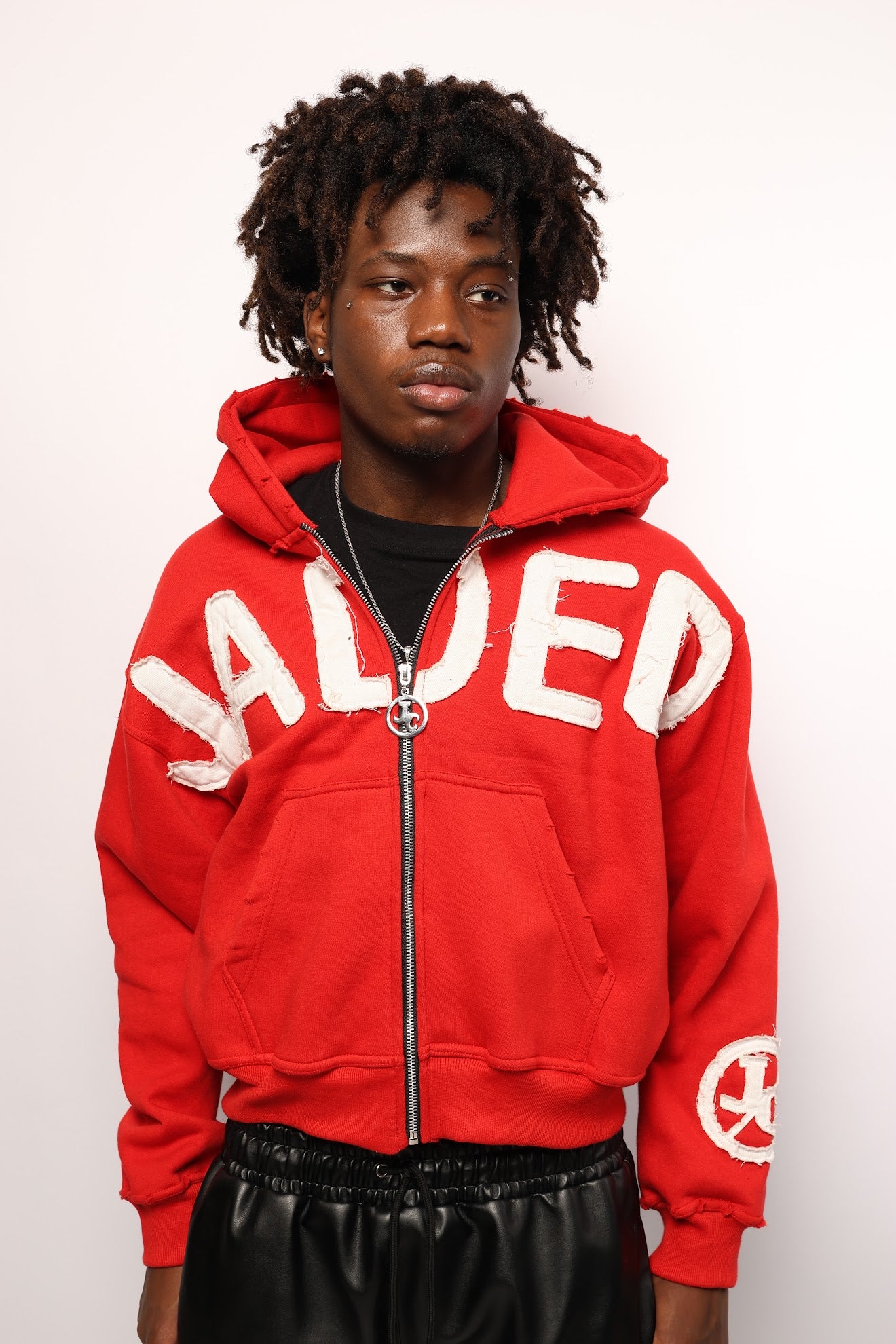 JADED DISTRESSED HOODIE